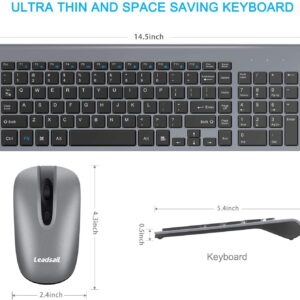 Wireless Keyboard and Mouse Combo