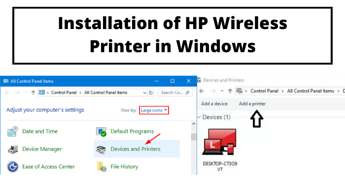 Installation Wireless Printer